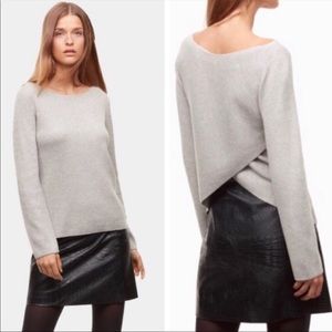 Babaton Aritzia Kitano Open-back Sweater